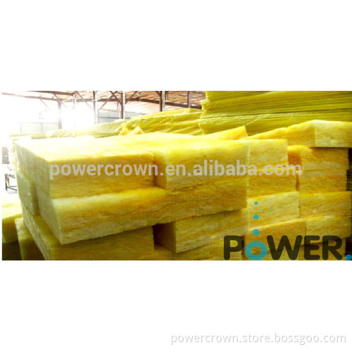 high density fire proof glass wool board for wall made in china